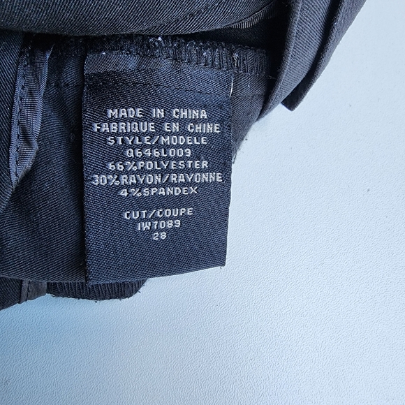 GUESS JEANS Women Black Wide Leg Cropped Capri Pants Button Closure Shorts 28 - Picture 7 of 11